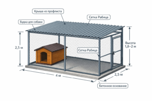 Вольер для овчарки