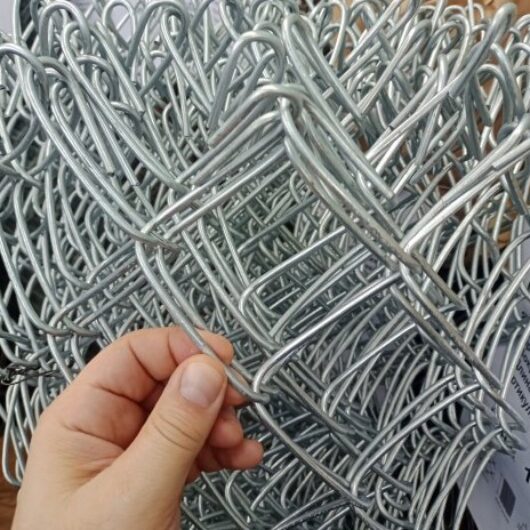 Сетка Рабица 80х80 из проволоки 4,0мм оцинкованная